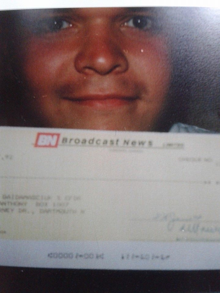 #TBT - Throwback Thursday - to that 1st cheque for professional broadcasting. It was for interviewing a rising Canadian music star. Wonder if you can guess since it was 1992? The interview played on Halifax's iconic powerhouse Q104 - the Rock of the Atlantic.
