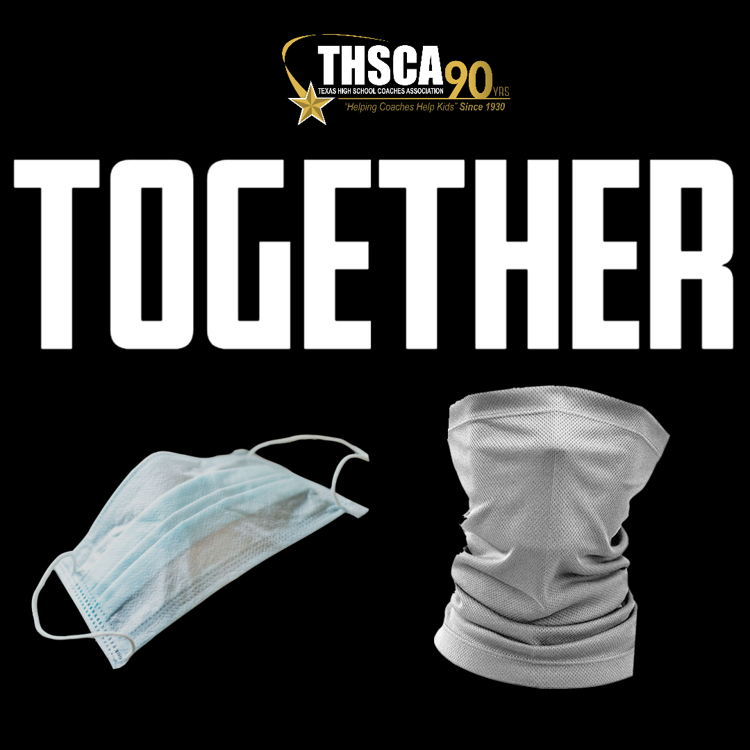 We must ALL follow the face covering protocols put forth for campuses. Simply put, follow protocol to play a FULL schedule this Fall. 
We are in this TOGETHER.

#WeCanDoThis #THSCAstrong