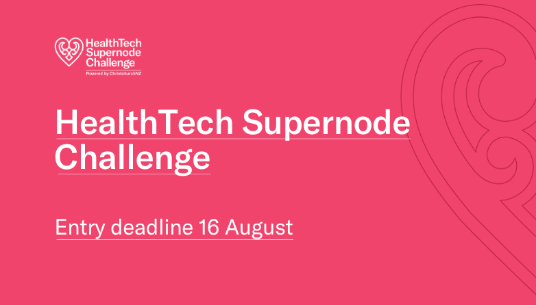 DigitalHealthNZ's tweet photo. Applications close this Sunday 16th for the Healthtech Supernode Challenge so don't leave it to the last minute to submit - https://t.co/BclQzJg1Pv @MarianInNZ @Stella_DigiHQ @MnstryofAwsm @Christchurch_NZ #healthtechchallenge https://t.co/w5J8BcPcZv