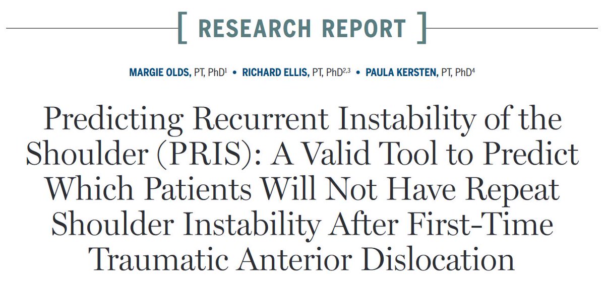 JOSPT's tweet image. If you had your appetite whet for more #shoulder talk by our #JOSPTasks

Why not check out our latest #researchreport on the validation of a tool to 'Predict Recurrent #Instability of the Shoulder (PRIS)' 👇

jospt.org/doi/abs/10.251…

#dislocation #rehab #yourJOSPT

@margie_olds