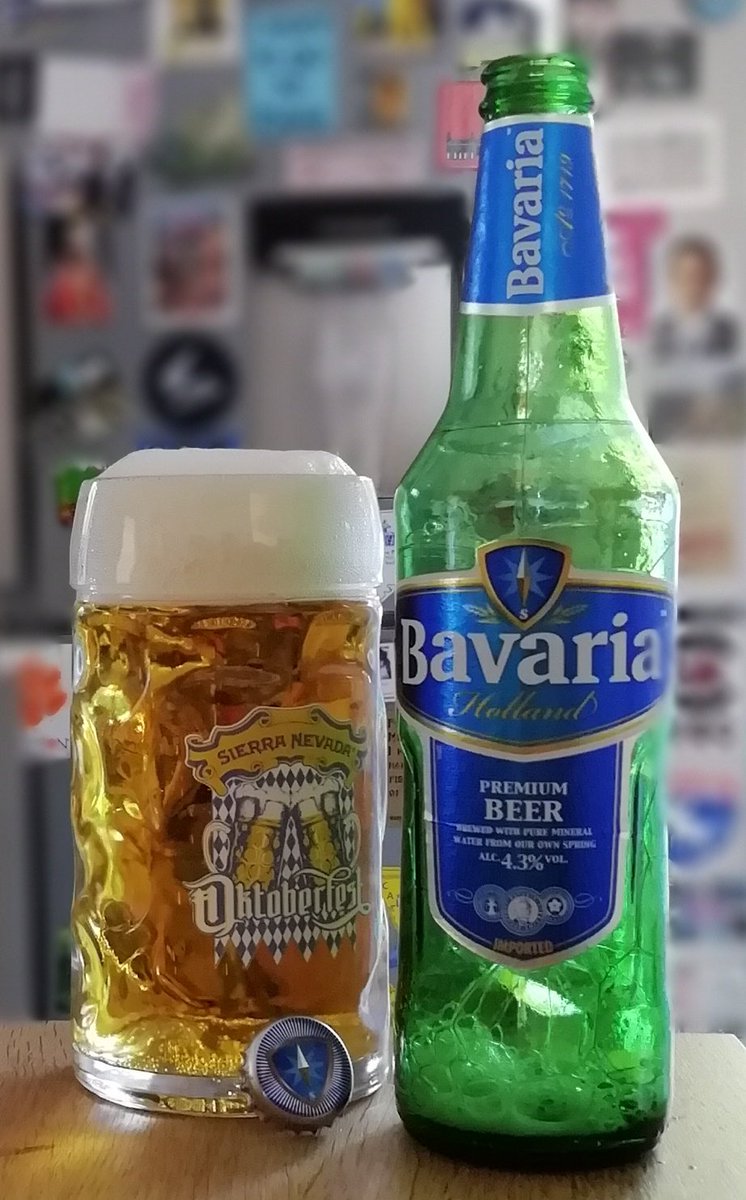 Mrs Boon took one (blind) sip of Bavaria and said "tastes German" which is probably the highest compliment you can pay this bargain supermarket lager. £1 for this here bottle.