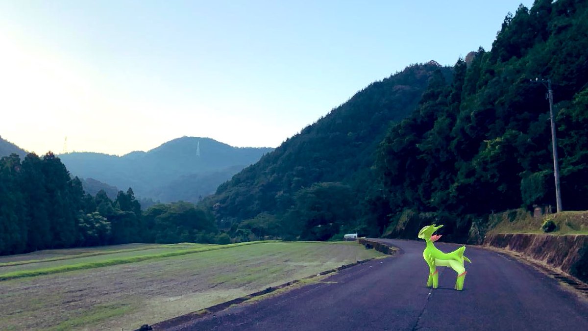 yuppii_pokego's tweet image. 山の朝は涼しい…🌿

#おはようございます

#PokemonGO #ARPlus 
#PokemonGOAR #GOsnapshot #PokemonGOBuddy