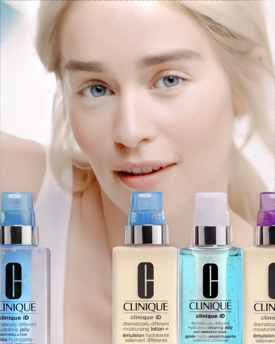 Emilia Clarke in the new Clinique advertisement. Why is she so beautiful?