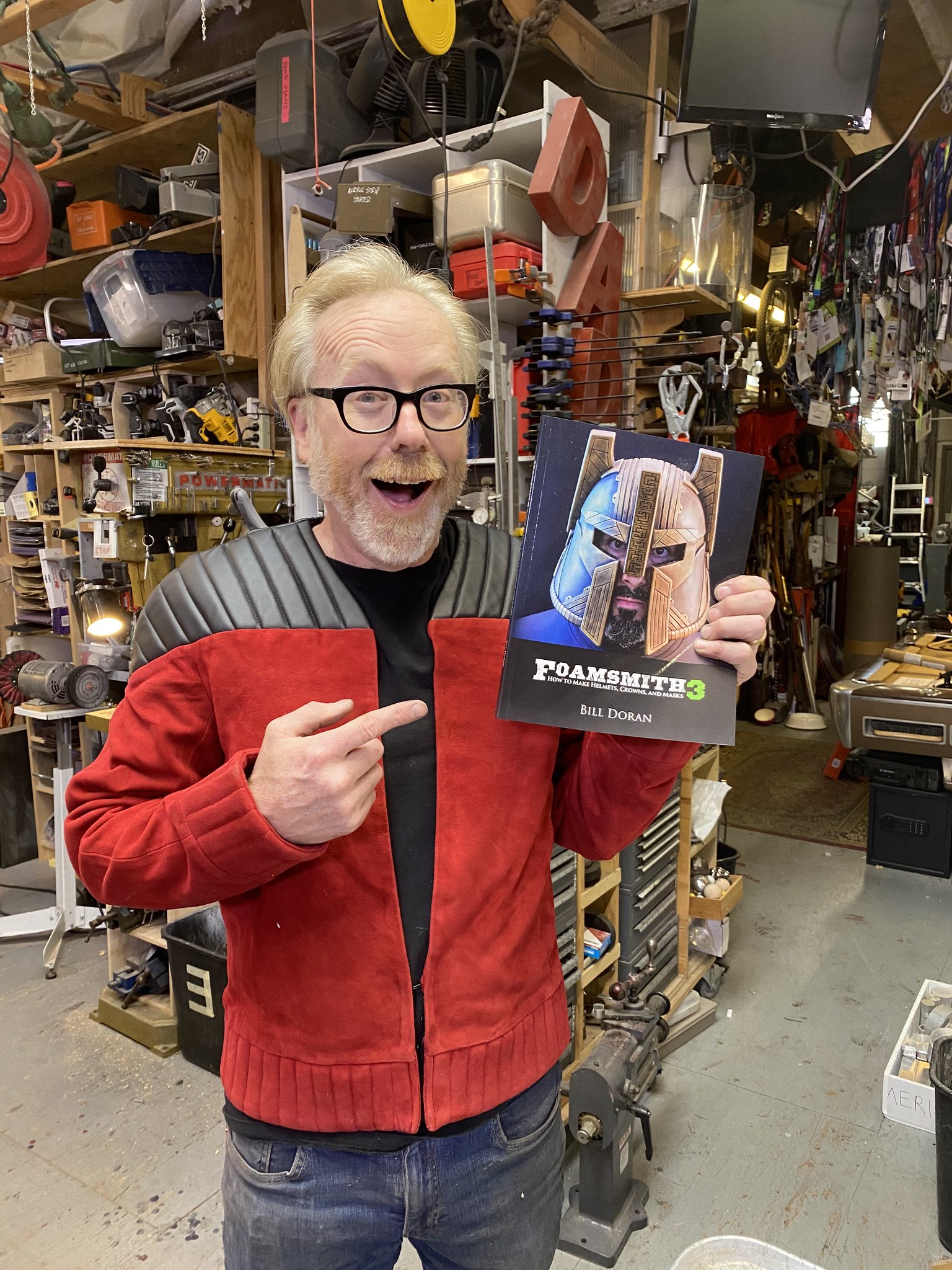 Adam Savage On Twitter So I Just Got My Copy Of The New Chinbeard Book Foamsmith 3 How To Make Helmets Masks Crowns I Can T Wait To Read It Thanks Bill