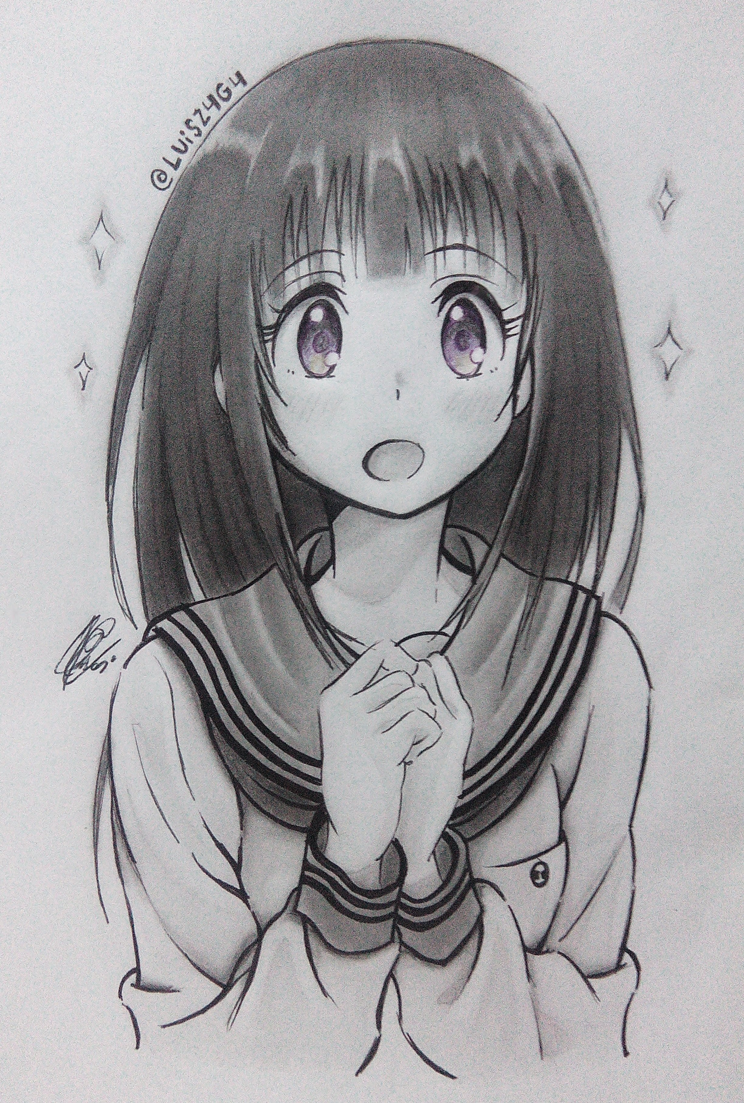 Luisz4g4 Hyouka Chitandaeru I Hope You Like It Always Thanks For Supporting イラスト Illustration アニメ Anime Kawaii かわいい Moe 女の子 Animegirl お絵かき Drawing アナログイラスト Traditionalart