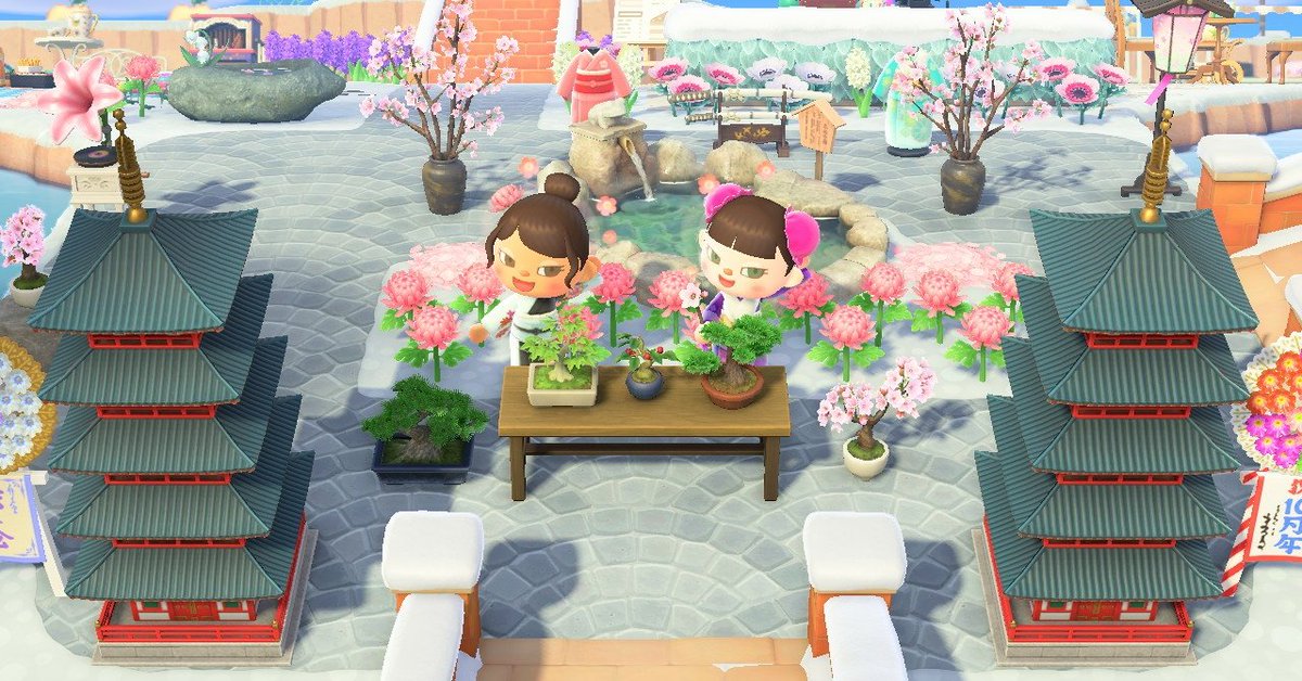 🌸Dropping our best giveaway yet before I sleep 🌸 @acnh_luana and I will give【5】 winners pine bonsai + cherry blossom bonsai + bonsai shelf! Like + RT to join, follow us if you'd like ;) Ends in some 18h. Good luck ✨ #acnh #AnimalCrossing #acnhtrade #dodocode #ACNHgiveaway