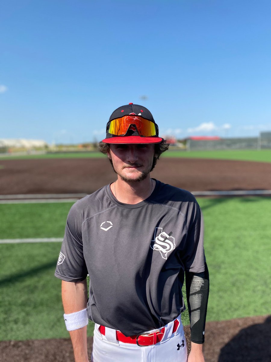 FiveTool's tweet photo. @FiveToolTexas F: @StixBaseballTX South 2021 Black 10, Carrollton Rail Riders 9,
PoG: Kevin Conte 2-3, 2B, R
Pitcher: @ZakQuinn03 4IP, ER, 4H, 4K
Notable: @Mateeice02 2-3, RBI https://t.co/VxkOARlKrk