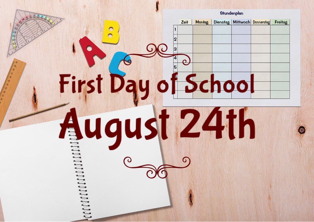 WmPenn_Panthers's tweet photo. Due to unforeseen circumstances, the start of the new school year has been delayed one week. The new start date is August 24, 2020. #teamBCSD #virtuallearningatitsbest https://t.co/x88taXLgBR