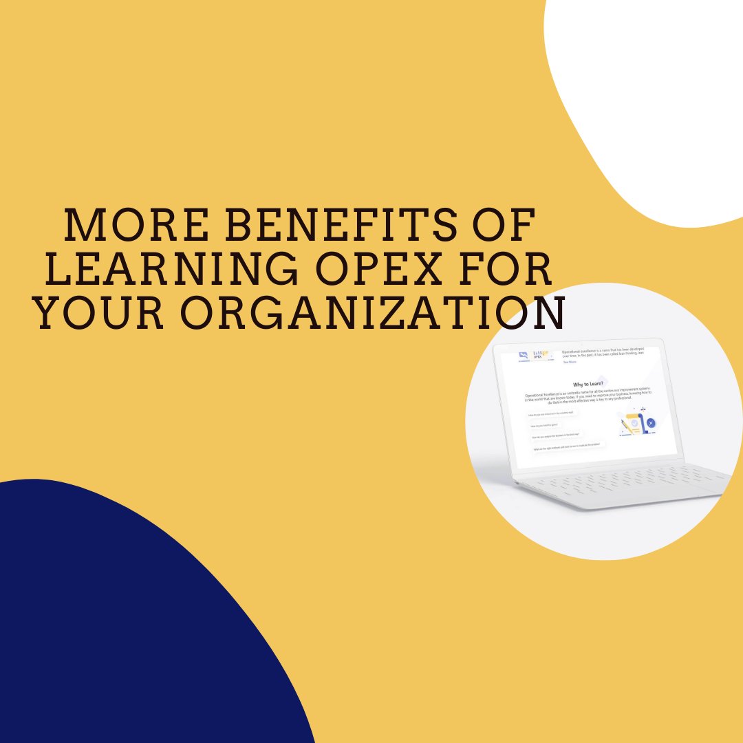 Our OpEx certification program has been developed with your business needs in mind. It is important to invest in your people. It helps you to be self-sufficient for any improvement initiative, rapid cost savings, problem-solving, etc. Learn more on opexcertification.institute