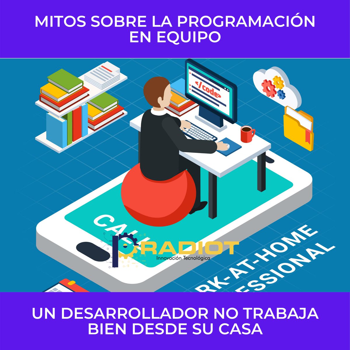 PradiotE's tweet image. Dado en los tiempos que vivimos, las empresas de desarrollo se están teniendo que acostumbrar a la nueva normalidad en cuestión de la normalización del trabajo, que consiste en la modalidad de trabajo conocida como &quot;Home office&quot;. 
#Pradiot
#Code
#CodingAtHome