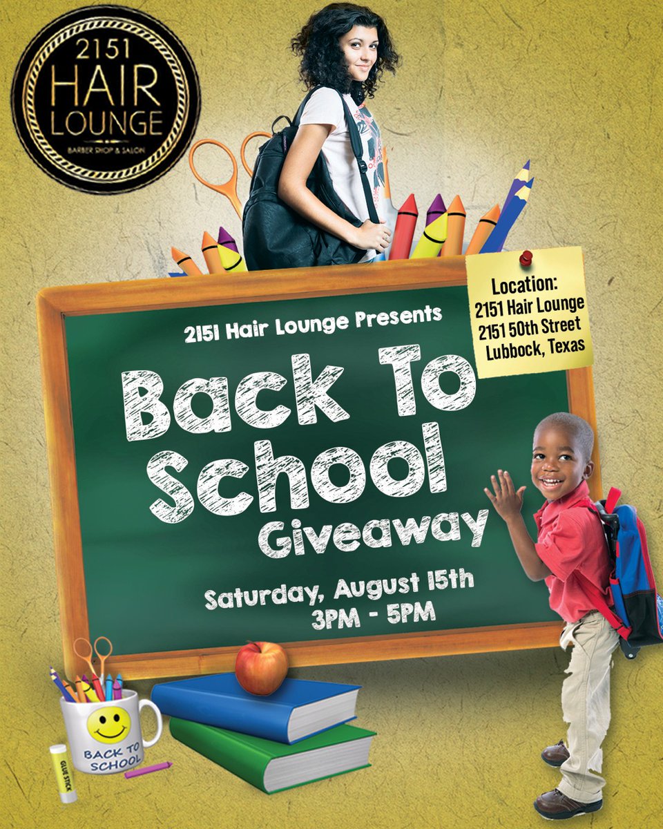 LBTHEBARBER85's tweet photo. Come out Saturday and be apart of something special our 3rd annual school supply giveaway https://t.co/B9nMtthwJy