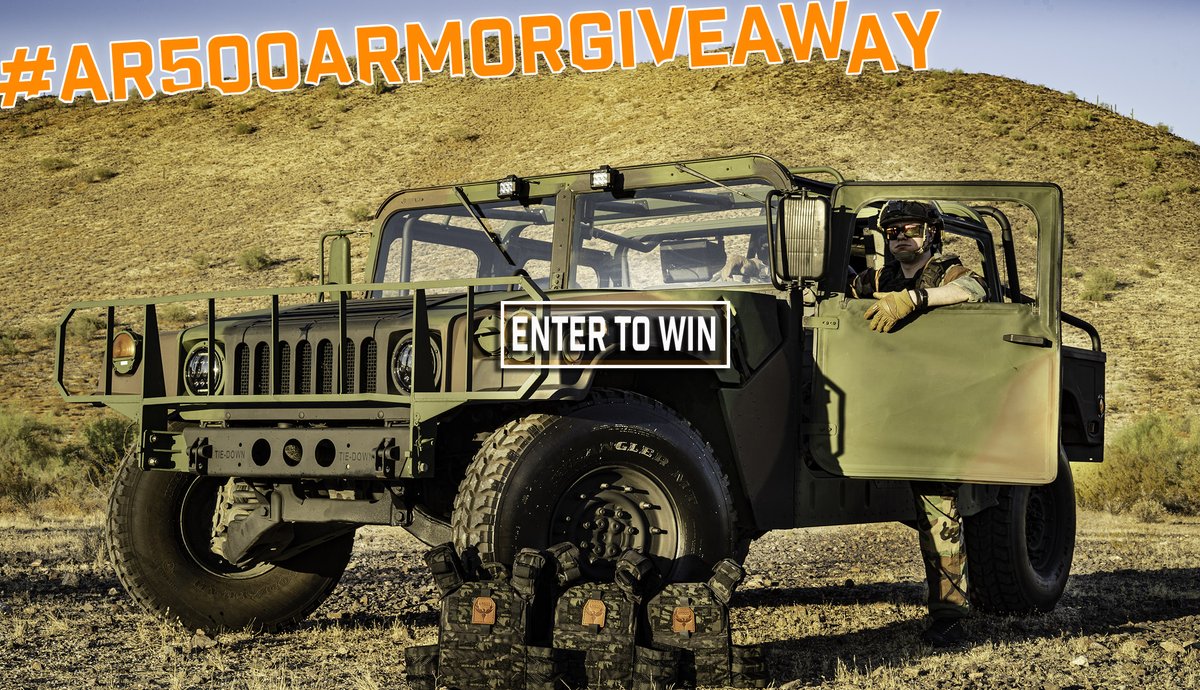 It's here!!

ar500armor.com/giveaway