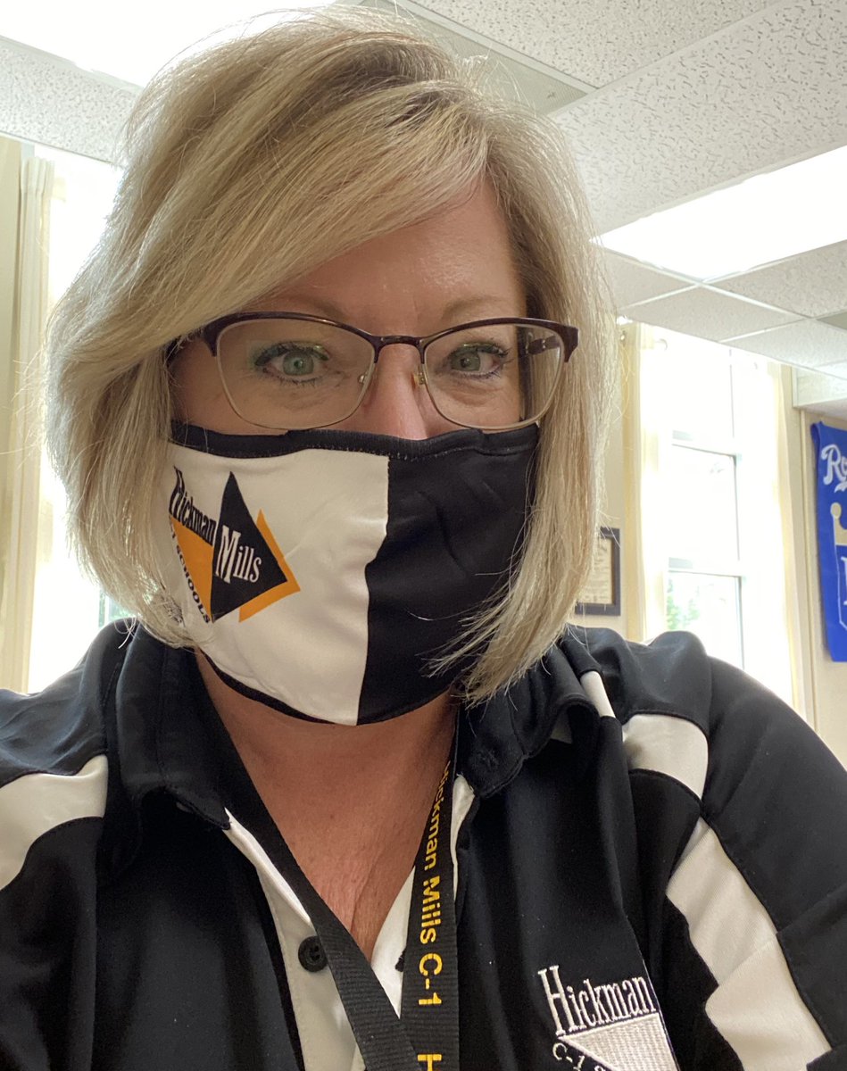 Got our PPE delivered today. I like the mask. <a href="/HMC1Proud/">Hickman Mills C-1 School District</a> <a href="/TrumanHMC1/">TrumanWildcatsHMC1</a>