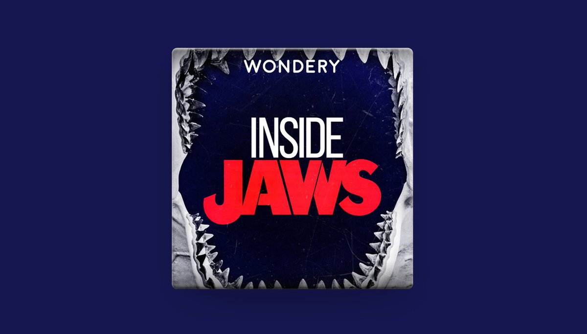 ApplePodcasts's tweet photo. Go behind the scenes of one of the biggest movies ever about a shark with Inside Jaws from @WonderyMedia: https://t.co/akz68kD6Lo https://t.co/AFwIeafBrh