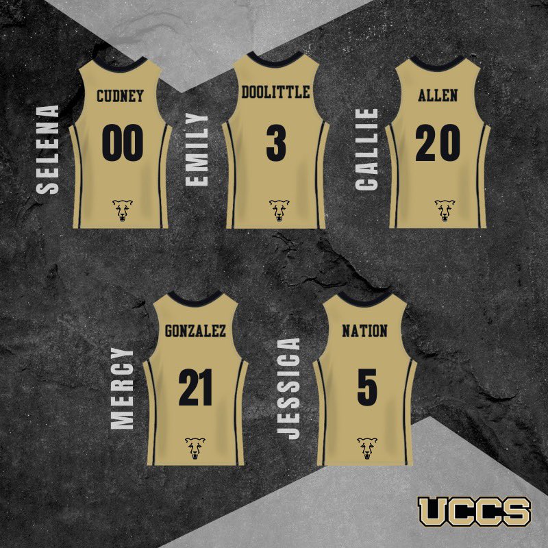 UCCSWBB's tweet photo. Newcomers and new numbers ⤵️🏀
We can’t wait to get our girls on campus!
#PawUp x #RunCompeteDefend https://t.co/aLrko65BRF