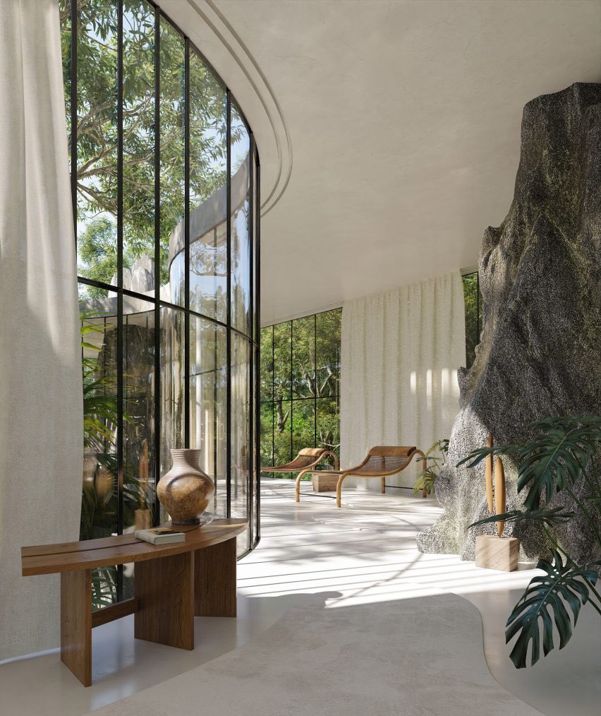 ARCHLABEL's tweet image. A modernist jungle residence near the Atibaia river in São Paulo, Brazil.