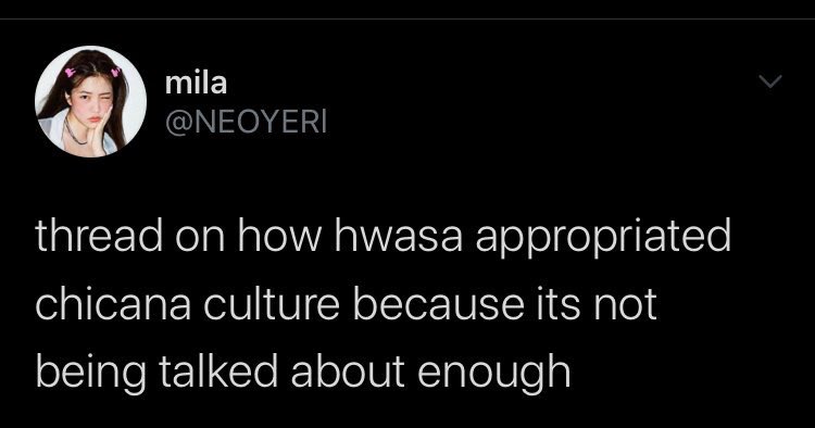 And even so, the fabric and print Hwasa was wearing IS NOT ONE of the prints and styles above.Chicanx culture is nothing like that, thank you very much.This “thread” is dumb and pure bullshit.
