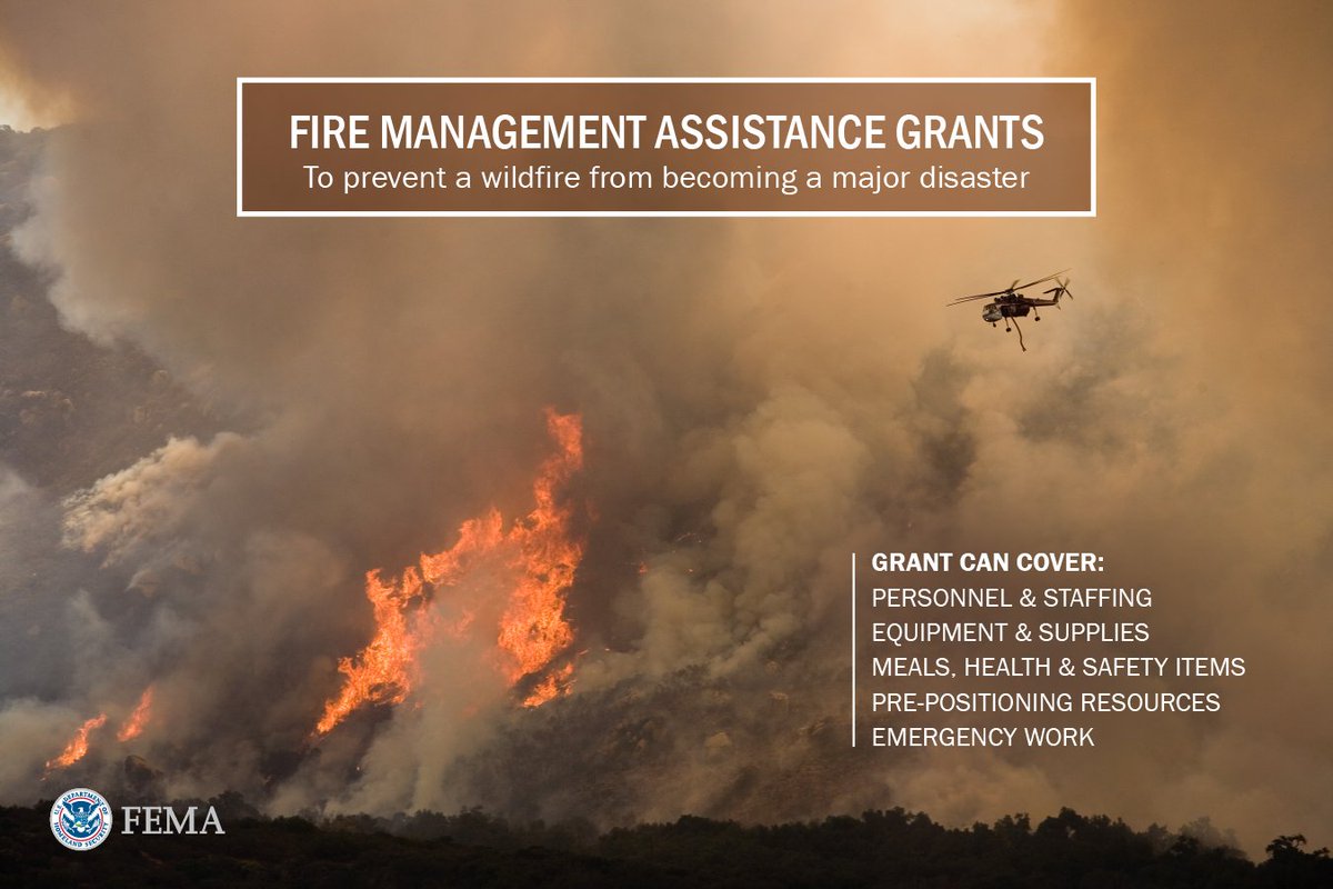 FEMARegion10's tweet photo. Last night at 11:49 p.m. PDT, our regional administrator approved a Fire Management Assistance Grant for the #MosierCreekFire in #Oregon.  https://t.co/VLTSVHL5AR https://t.co/8EyR40VLve