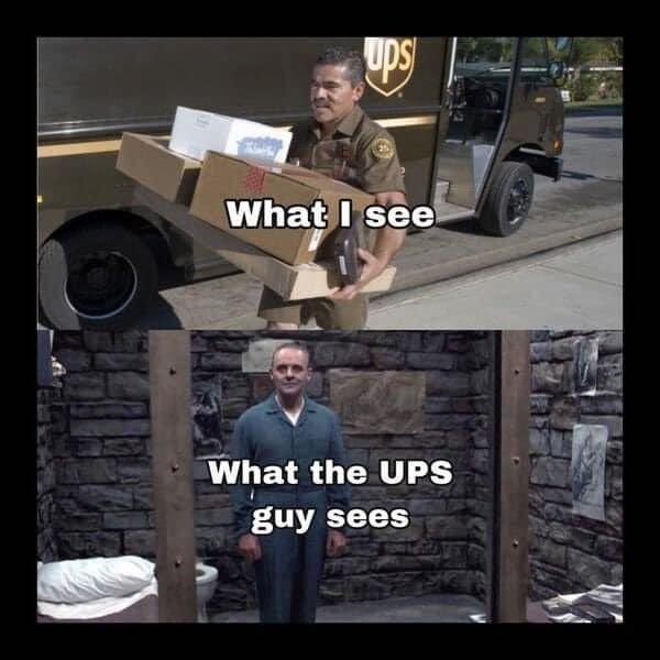 Edie4gzus's tweet photo. When one of your favorites 📦becomes a meme 😂🎉 #ErnieFigueroa from #ClubLaguna🌴 was featured in an article in the #OCRegister a few #DIADS ago 🤎 #CHSP #CIrcleOfHonor #CardboardWarrior #ThirtyThreeYearsSafe @jrindafernshaw @SoCalRetention1 @MarkSundelius @SouthCalUPSers https://t.co/i2d8QtxfN9