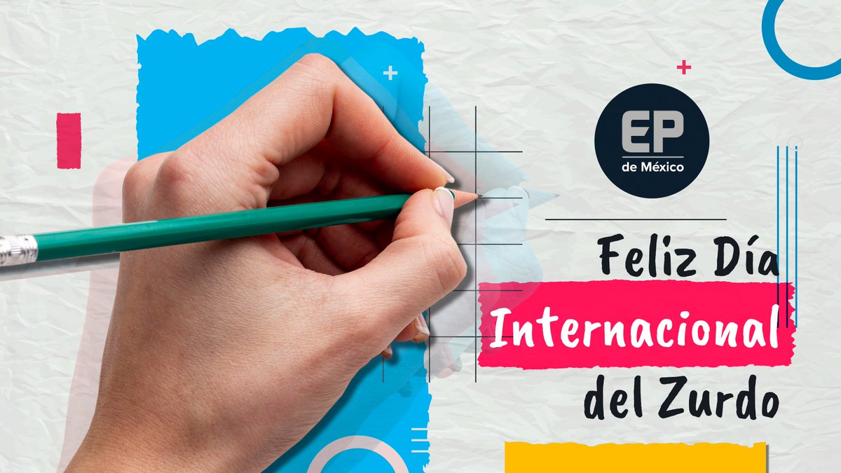 EPdeMexico's tweet photo. Feliz día Internacional del #Zurdo 
Tiene lugar el 13 de agosto de cada año desde 1976, y pretende dar a conocer y ayudar a reducir las dificultades que encuentran las personas zurdas en una sociedad predominantemente diestra. #Felizdiadelzurdo https://t.co/Mca91ks6FC