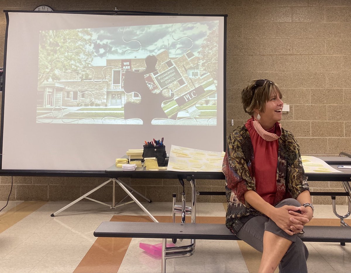 teachla4's tweet photo. KUDOS to Jackie Fonley for leading PAC Elementary into PLC mindset with motivating in-services this week! #PACschools #PACelementary https://t.co/f18Vx6TtB1