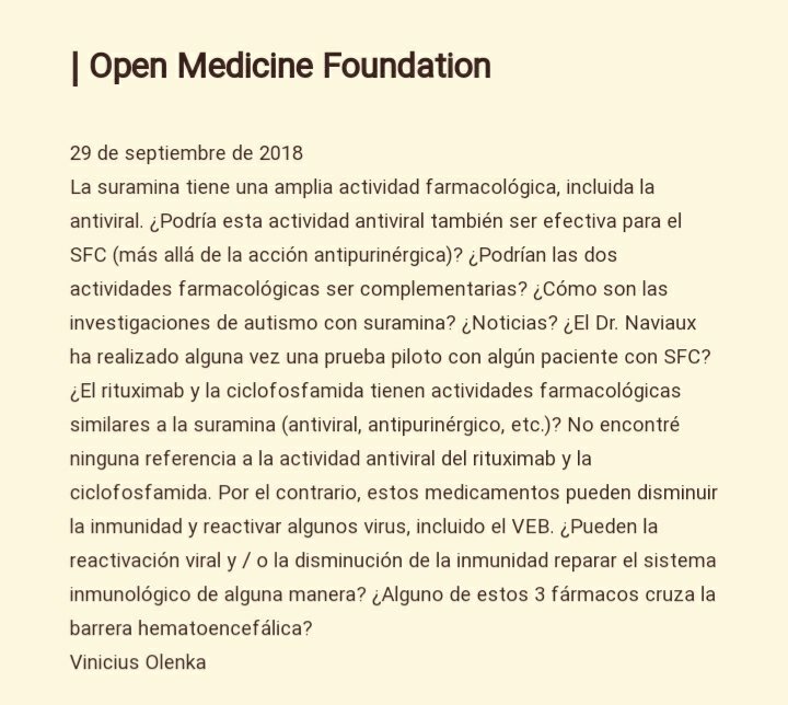 rosaalberola70's tweet photo. @ladept_ @Tobalilla @Bayer @info_tea @AutismeCat @alaulaconpaula @Discapnet #Suramina #antipurinergico #antiviral
#EM/#SFC
https://t.co/fhZLyoIXBI https://t.co/KjhkffXWdE