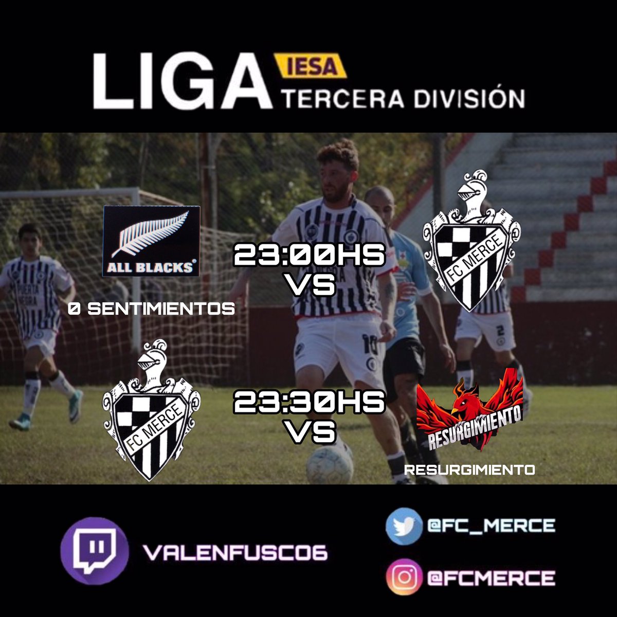 Después de asegurar el pase a la proxima fase de la Copa Argentina el equipo insiste en seguir haciendo un buen papel y hoy va en busca de los 6 puntos en Liga por las fechas 11 y 12. #DaleMerce