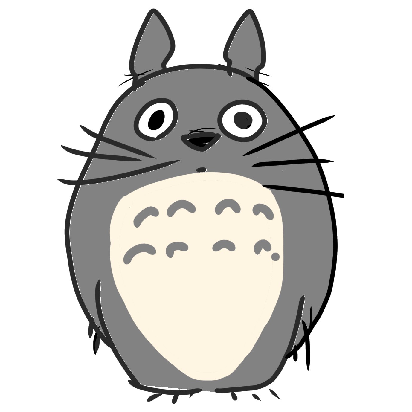 Twitter 上的 ギガマック 今夜 となりのトトロを放映されるので 3分イラストチャレンジ をやっていたときに描いた過去絵の紹介です トトロの表情 何とも言えない イラストチャレンジ となりのトトロ トトロ イラスト イラスト王国 イラスト好きな人と