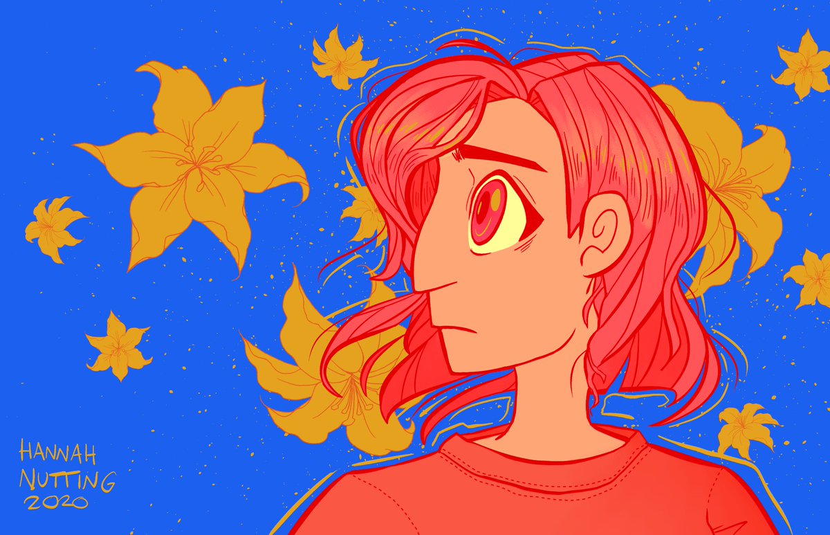 _hanimation's tweet photo. lilies? moonlight? side portrait? we love to see it https://t.co/FnpXvDd39H
