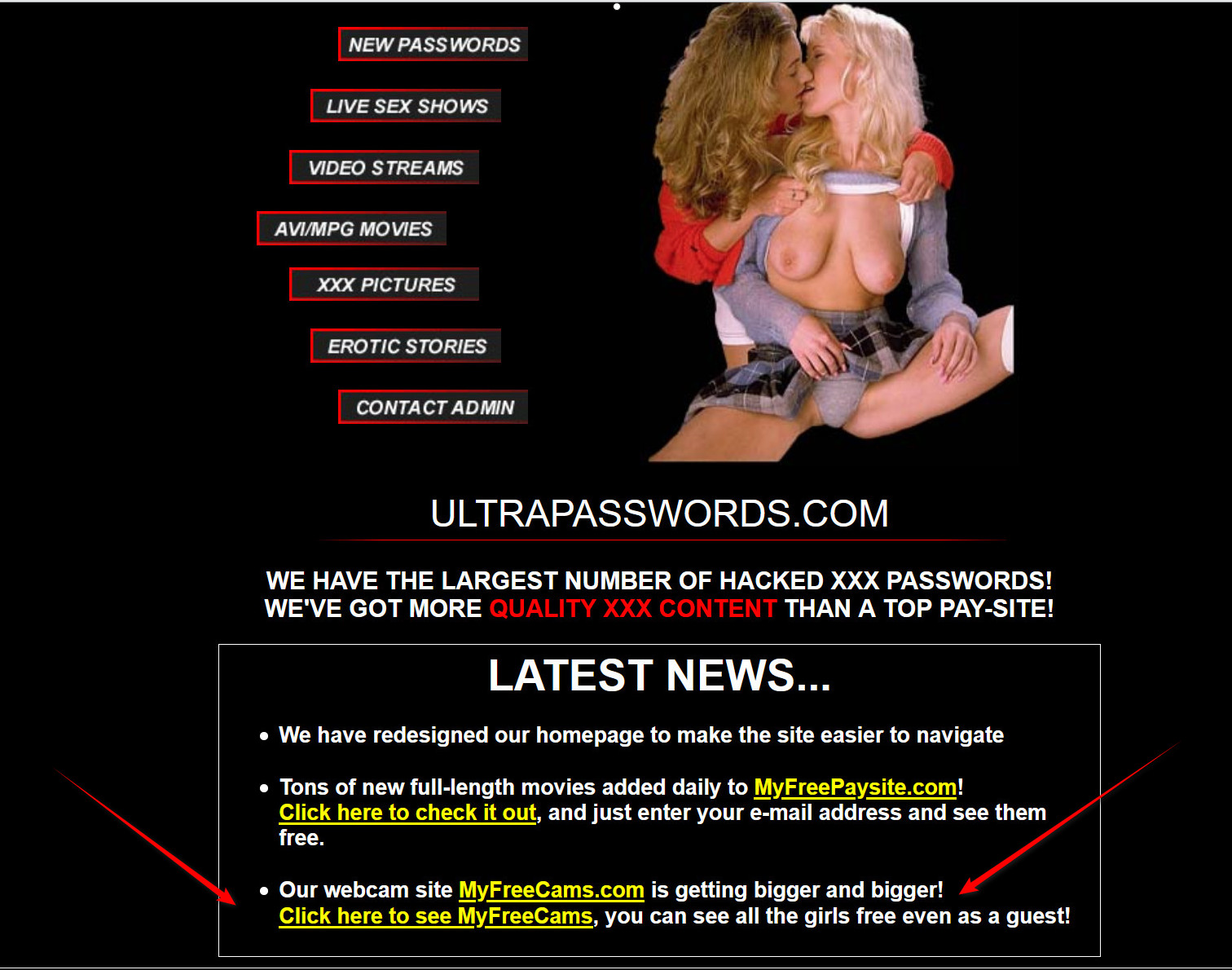 Whim on X: Archived website ultrapasswords referred to in the article by  @forensicnews allegedly owned by Leo Radvinsky, owner of MyfreeCams and  OnlyFans seemingly selling stolen passwords. 1 of 4  t.co4tThn7i1Hw 