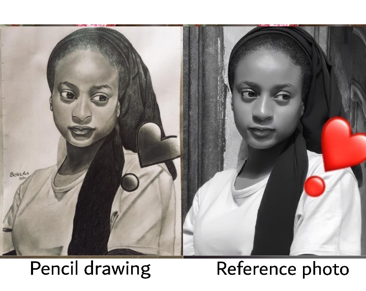 bichi_nazeer's tweet photo. Forget this ❣️ she's my client loved one,😂 i just tried to represent the picture on pelican paper with charcoal pencil✍️
#WeAreNigerianCreatives #BichiArt #drawingwhileblack #artists #art #BBNajia #TWICEASTALL #Pencildrawing #RBLATM
#SmoothPhotoChallenge #talent https://t.co/LTnxDsy2NF