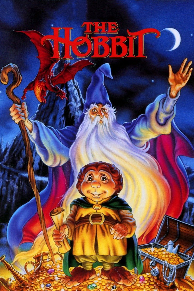 crypticallypink's tweet image. the hobbit 1977 film actually haunts my dreams.