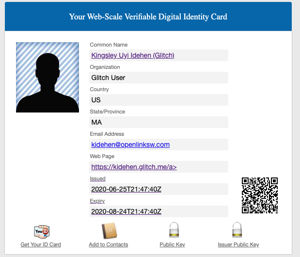 kidehen's tweet photo. @glitch 2/2:
Actual #X509 certificate and its Public Key which is mirrored in my credentials (#WebIDProfile) doc crafted using @glitch at: https://t.co/WvoXCBQfUK .
My actual #WebID is https://t.co/aBZWrsgfFc (a relative #HTTP #URI).
#LinkedData #Identity #PasswordLess #PKI #TLS https://t.co/YPcJC3bV2q