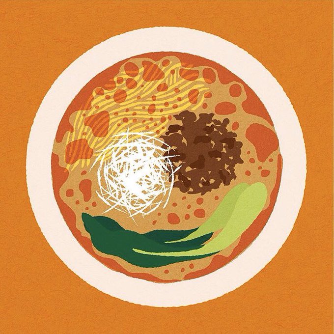 2年前はイラレでラーメン描いたり、 