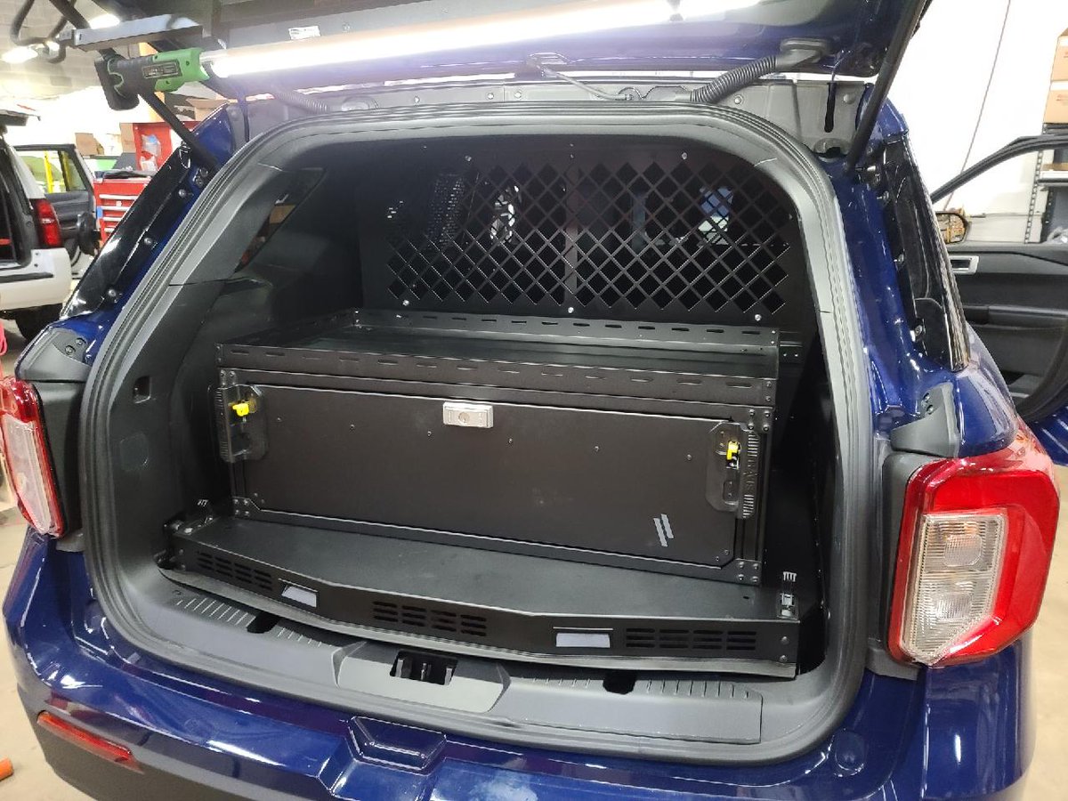 Great looking #2020PIU Built by <a href="/PriorityInstall/">Priority Install</a> with <a href="/havisinc/">Havis, Inc</a> SBX, Electronics Tray, Premium Lift up Tray, console and computer dock. Also the <a href="/WhelenEng/">Whelen Engineering</a> #CORE and warning lights.