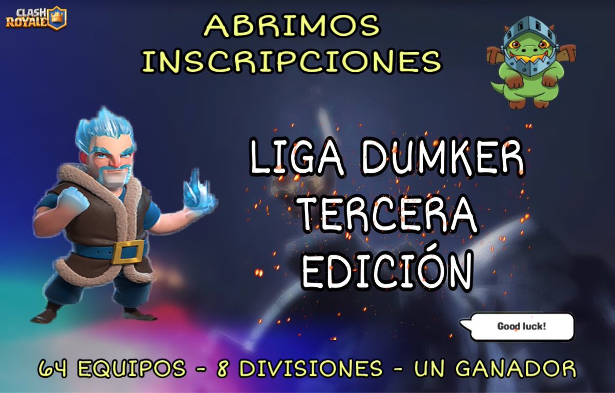 Liga Dumker (@ldumker) on Twitter photo ๐ ABRIMOS INSCRIPCIONES ๐
โจ REQUISITOS:
- Seguirnos
- Seguir a <a href="/INFIERNO794/">MRV INFIERNO</a>
- Seguir a <a href="/GamingKadmuns/">Kadmuns Gaming</a>
- Seguir a @JayOc_CR
- Conseguir 7 rts
- Dar โค๏ธ y RT ๐
- Mencionar a 2 equipos
Mandar pruebas al MD ๐ฉ๐ ๐ ABRIMOS INSCRIPCIONES ๐
โจ REQUISITOS:
- Seguirnos
- Seguir a <a href="/INFIERNO794/">MRV INFIERNO</a>
- Seguir a <a href="/GamingKadmuns/">Kadmuns Gaming</a>
- Seguir a @JayOc_CR
- Conseguir 7 rts
- Dar โค๏ธ y RT ๐
- Mencionar a 2 equipos
Mandar pruebas al MD ๐ฉ๐