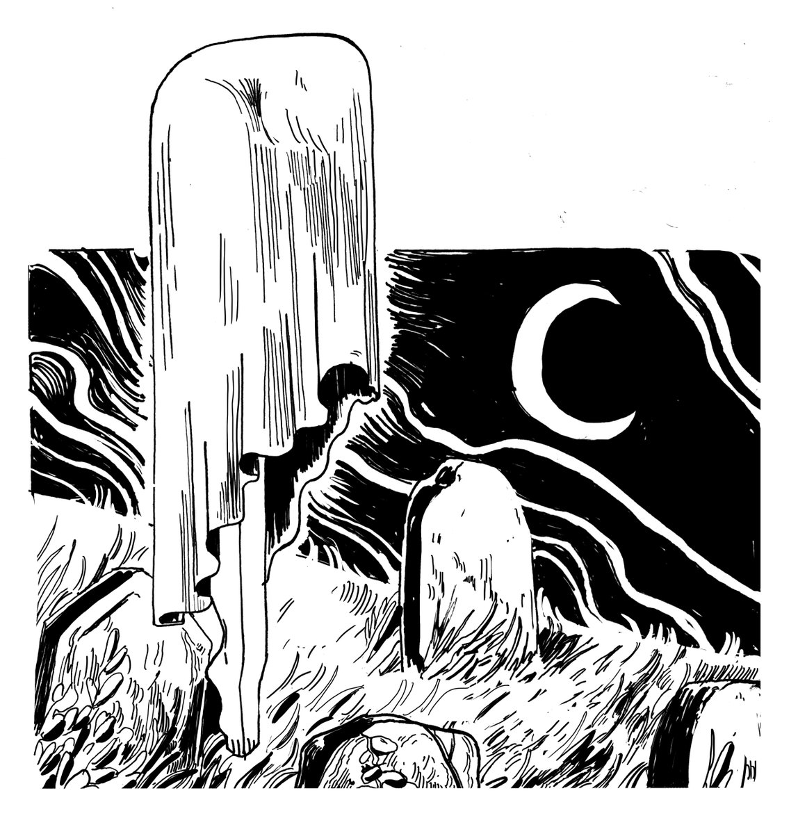 #faceyourlineart All traditionally inked lineart (with, uh, some digital editing lol) 