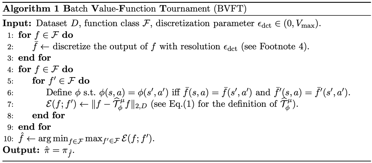 nanjiang_cs's tweet image. Learning Q* with
+ poly-sized exploratory data
+ an arbitrary Q-class that contains Q*
...has seemed impossible for yrs, or so I believed when I talked at @RLtheory 2mo ago.
And what's the saying? Impossible is NOTHING
arxiv.org/abs/2008.04990
Exciting new work w/@tengyangx! 1/