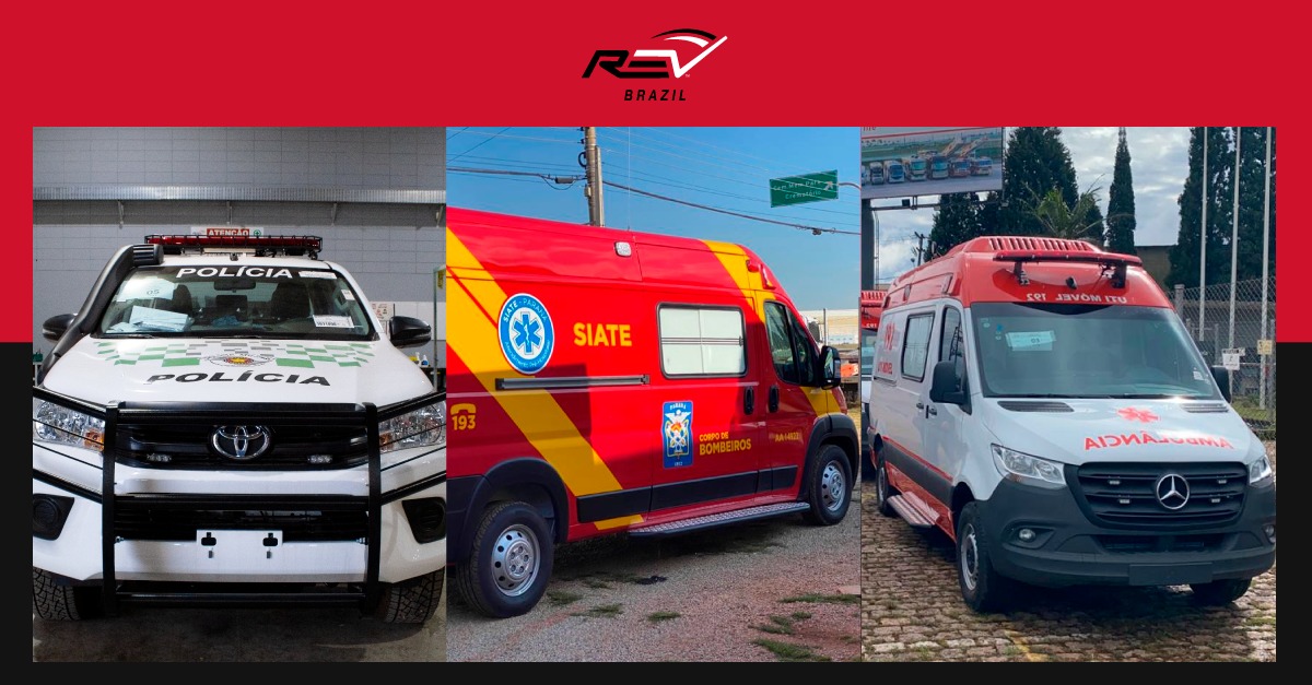 REVOBrasil_'s tweet photo. A #REVBrazil é aliada dos principais serviços de emergência do país: policiais, bombeiros e sistemas de saúde! #orgulhodefine #veículosderesgate #SalvandoVidas #Responsabilidade https://t.co/eXQnMDghBb