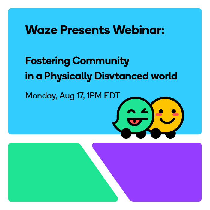 Let's face it, this is our new normal for a while! So, how do we keep our teams intact and foster community while working remotely? REGISTER NOW for @waze's FREE webinar feat. amazing thought leaders @jonobacon and @LiliBenAmi Monday Aug. 17th @ 1pm EDT lnkd.in/dDa_5bR