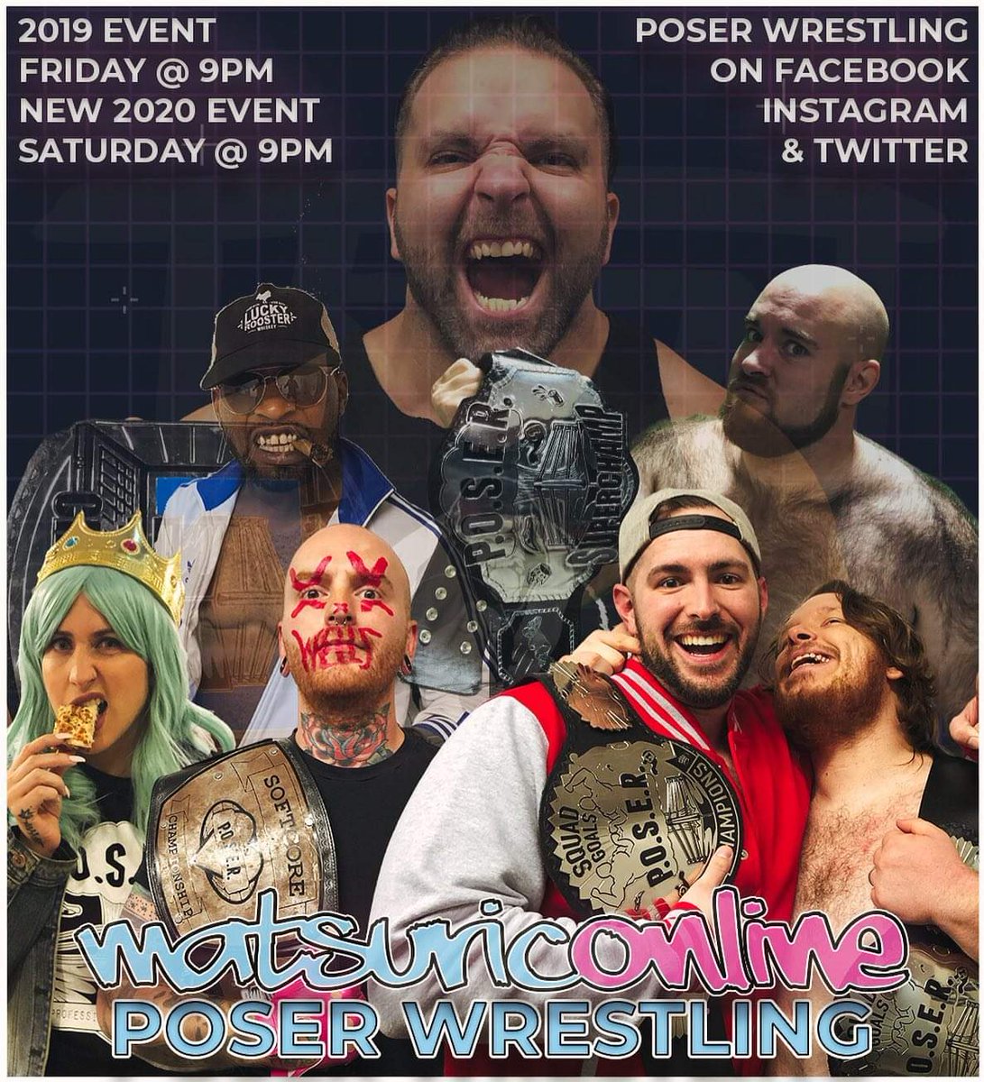 ThatTylerCrowe's tweet image. I will be on both nights, just to live chat and to tweet. #Matsuricon #Conline
.@Matsuricon .@PoserWrestling ✡️🦓