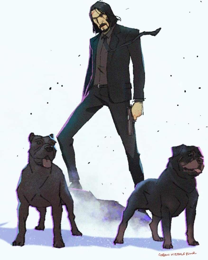 CoranStone's tweet image. JOHN WICK. Can't get enough of this guy I guess. 
-
#johnwick #keanureeves #animated #procreate