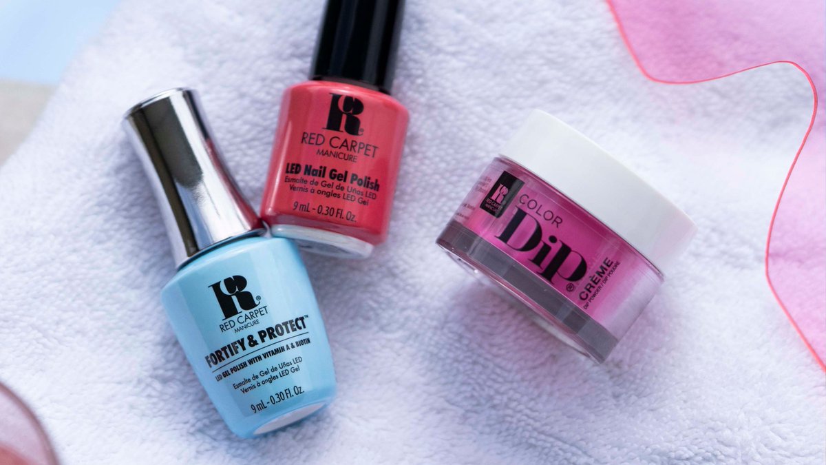 redcarpetmani's tweet photo. Rock those pool-side shades! Click https://t.co/l3ulEuiZAz to shop! Shades Featured: Mimosas By The Pool, Runway Rehearsal, and Caught Hot. #RedCarpetManicure #RCMbabes #diymani #AtHomeMani #LEDGel #FortifyandProtect #DipNails https://t.co/aODMKo7Spc