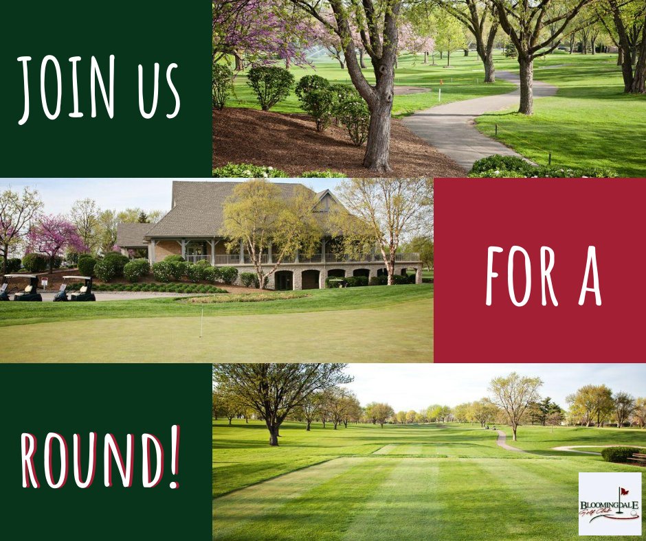 Make your weekend golfing plans at Bloomingdale!
Book your round online at bloomingdalegc.com/teetimes!