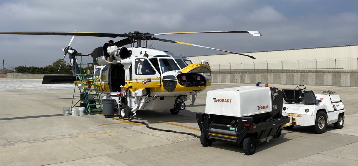 We’ve had numerous wildfires, hoist rescues, & medevacs recently. None of these missions are possible without our team of talented maintenance & support staff working behind the scenes to keep our aircraft in the fight! #ElsmereFire #CastaicFire #TexasFire #LakeFire #RanchFire 👏