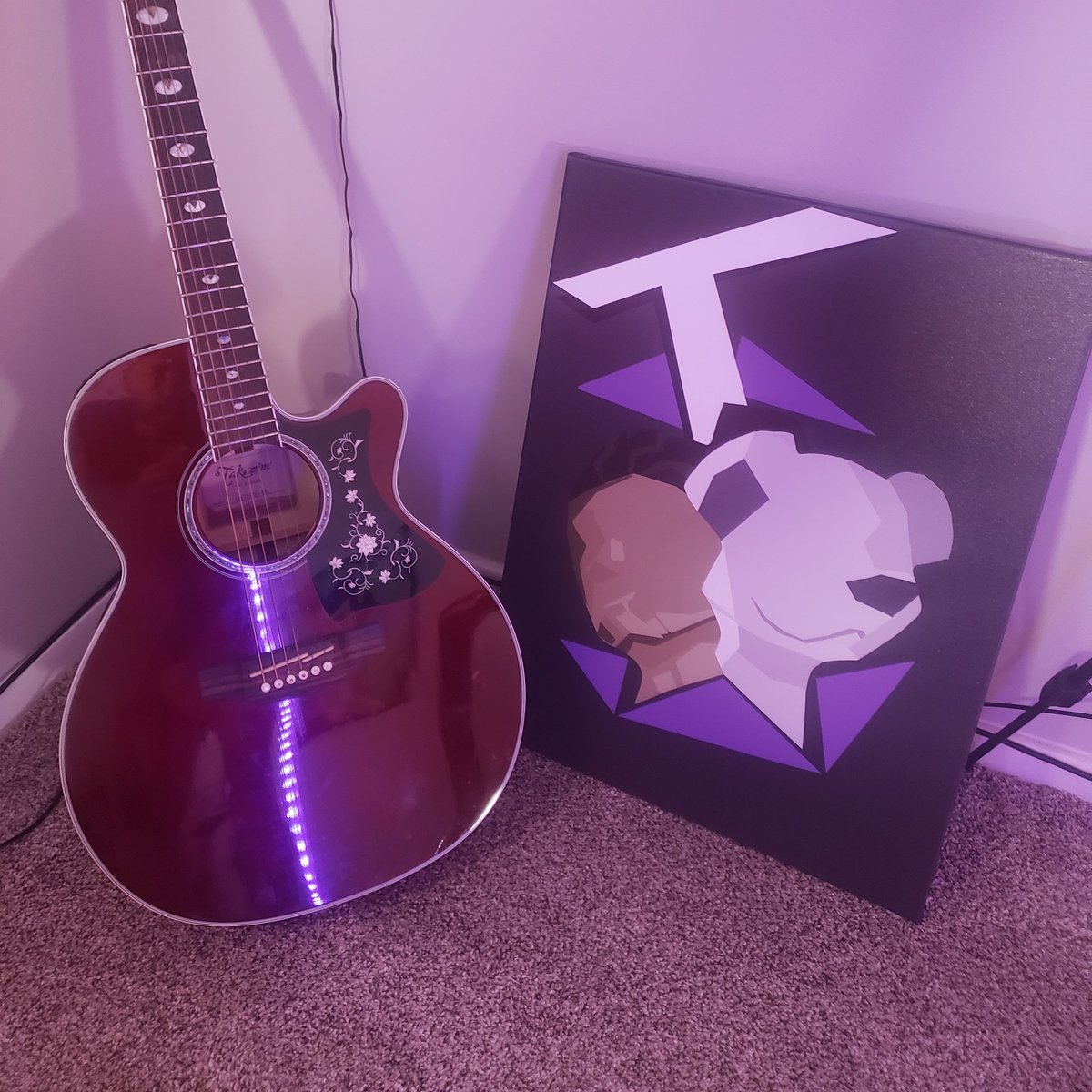 T3chnopandaTTV's tweet photo. Another beautiful piece of art for the office!!! I LOVE THIS ARTISTS WORK!!!! He is a very talented artist!!! #art #panda #pandafam #love #powerthroughpositivity #twitch #streamer https://t.co/armslyIxMg