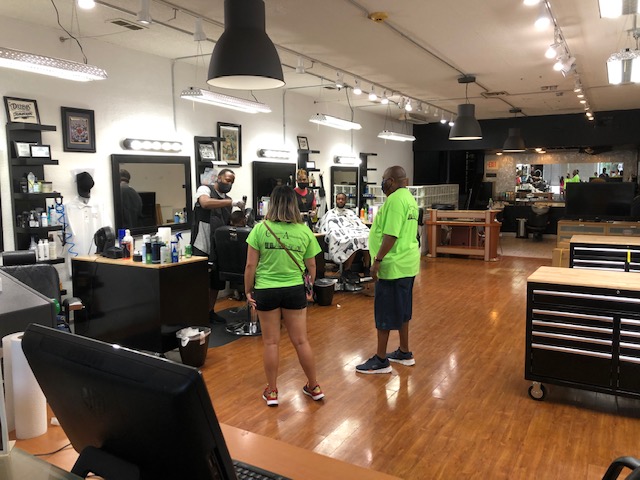 We checked in on various biz along the way, including longtime Black-owned biz along Univ Ave slowly getting customers back. The Ambassadors are well known by local biz and it's nothing but smiles and jokes when they come through! There's community at the heart of all their work.