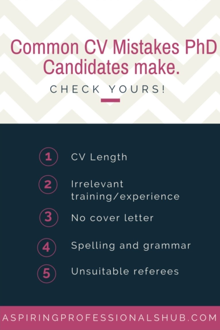 #PhD student thinking of your next career, job searching or applying for opportunities? You have ALL the requirements but never invited to interview. Dr Jeff McGarvey identifies common #CV mistakes applicants make
 #careers #phdchat #cvtips #graduates
 aspiringprofessionalshub.com/2015/09/17/com…