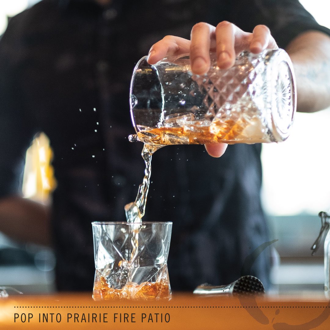 Where there’s smoke, there’s a Prairie fire (and mouth-watering bites)! 🔥 Starting August 18th, join us on Prairie Fire's outdoor patio for breakfast, lunch, and dinner. 
bit.ly/popintoprairie
