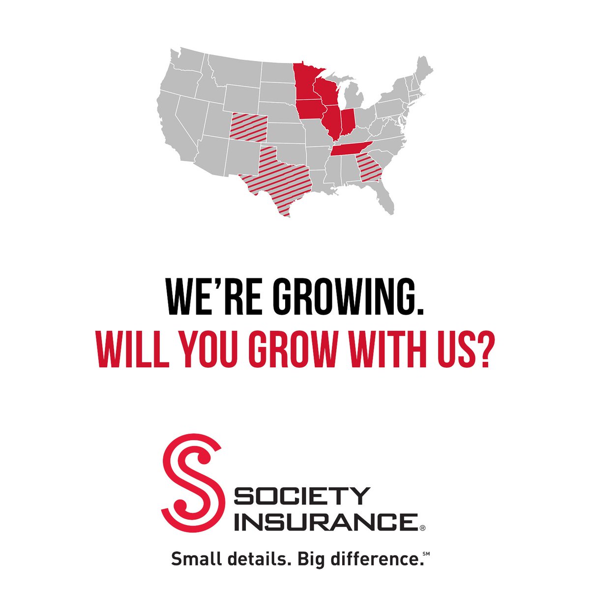 SocietyIns's tweet photo. We're currently hiring for:

🔎 Field PAL Claims Rep II (Colorado)
🤝 Regional Sales Manager-Texas (Austin/San Antonio)
🤝 Regional Sales Manager-Texas (Dallas/Fort Worth)
🤝 Regional Sales Manager-Georgia (Atlanta)

Learn more/apply ➡ https://t.co/jVrs2BAJEJ

#insurance #jobs https://t.co/1iMUKlR6ng